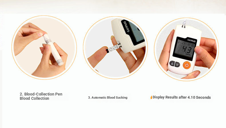 بلڈ گلوکوز میٹر (ٹیسٹ پیپر شامل نہیں ہے)