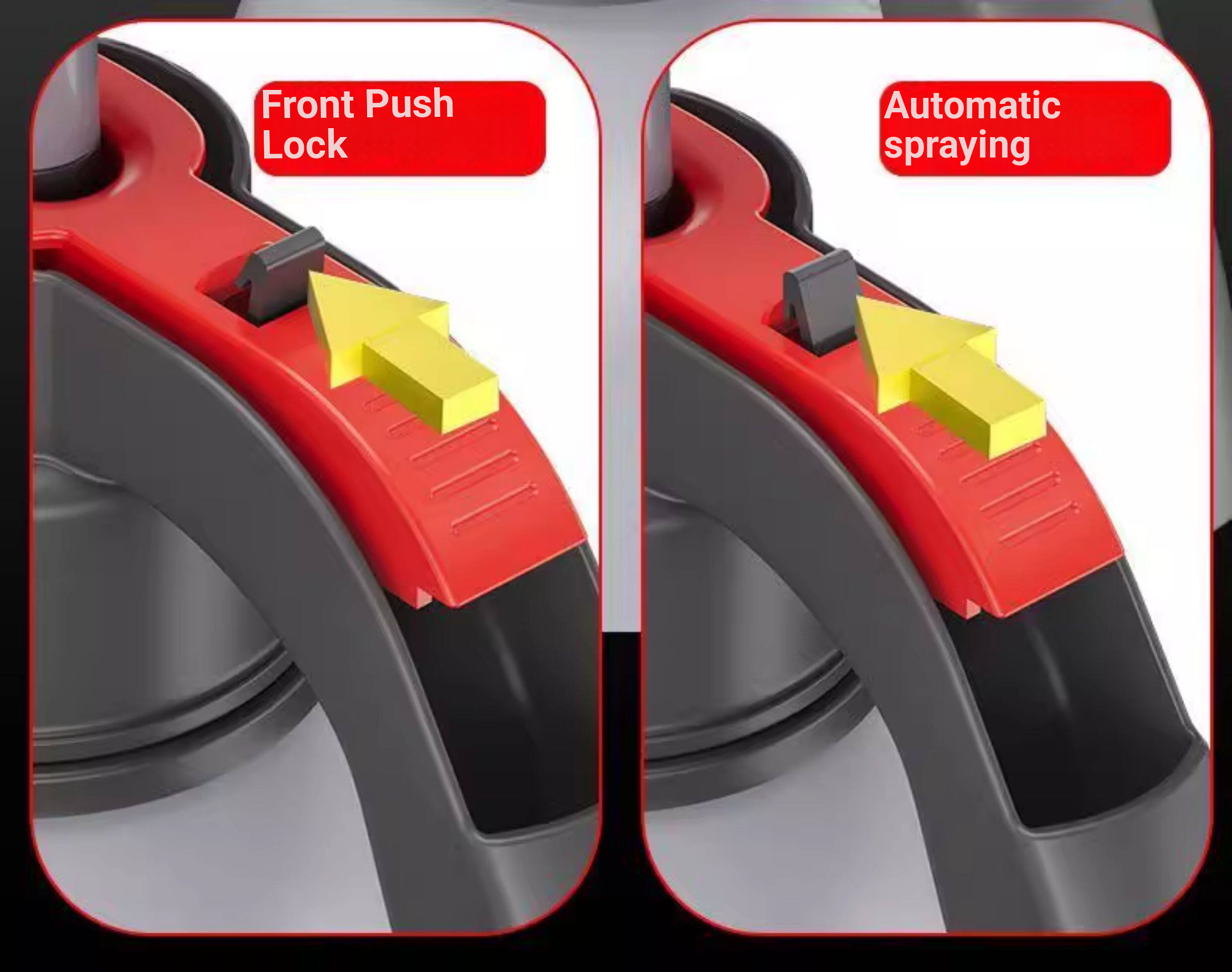 سپرے مینولی دبائیں