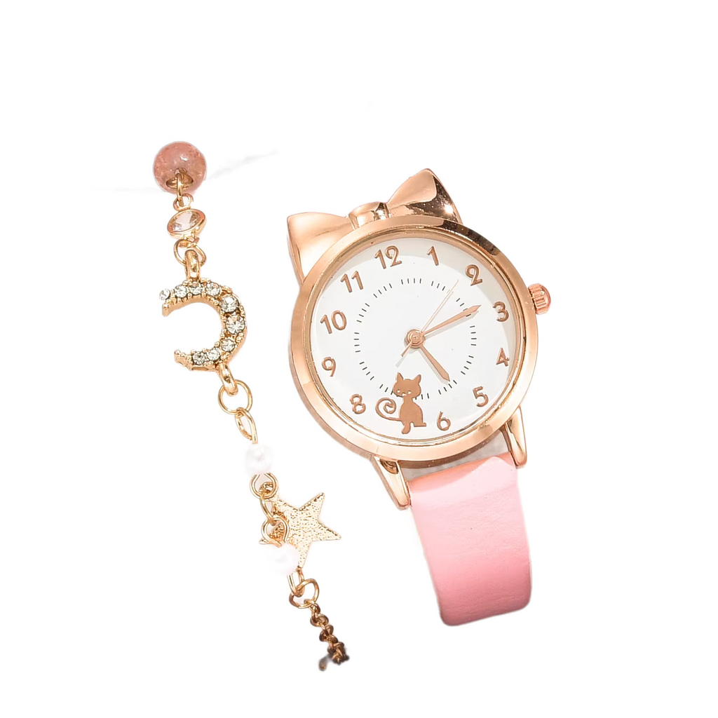 Children's Quartz Watch - Korean Aesthetic, Cute & Durable, For Girls