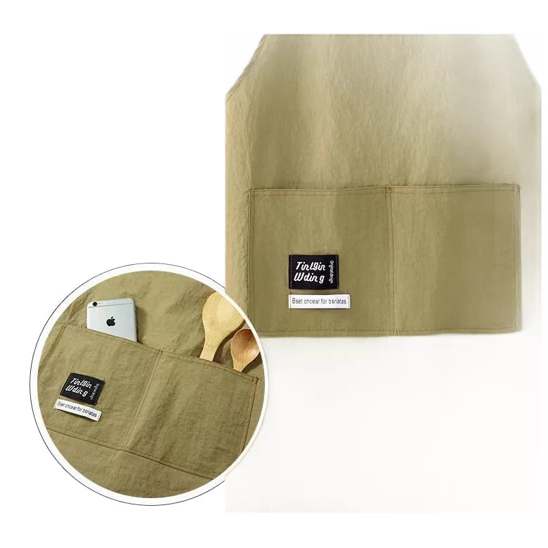 New Model Printed Apron - Water-resistant, Fashionable, For Home Kitchen & Restaurant