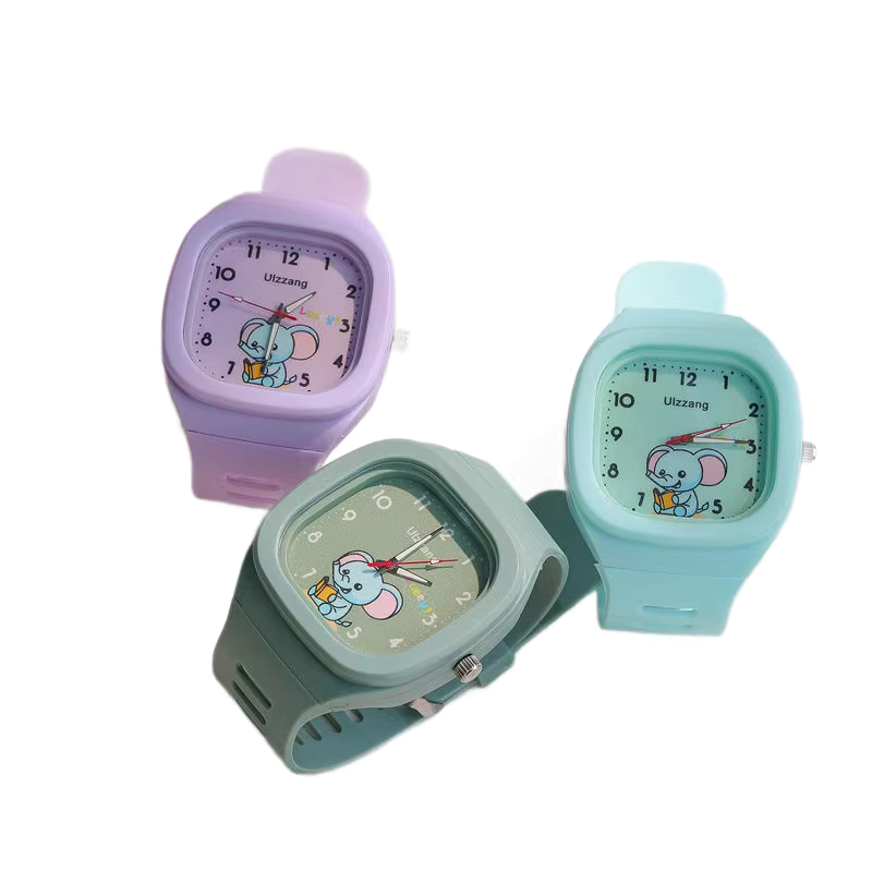 Children's Watch - Ins Aesthetic, Cute & Modern, Silicone Band, Waterproof & Exam Approved