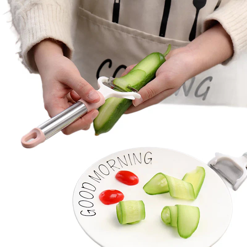 Long Handle Peeler - Multi-functional, For Potatoes, Apples, and More, Creative Kitchen Tool