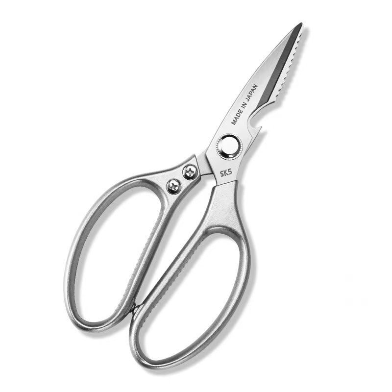 Bone-cutting Scissors - Heavy-duty Construction, For Poultry, Fish, and Bones, All Stainless Steel