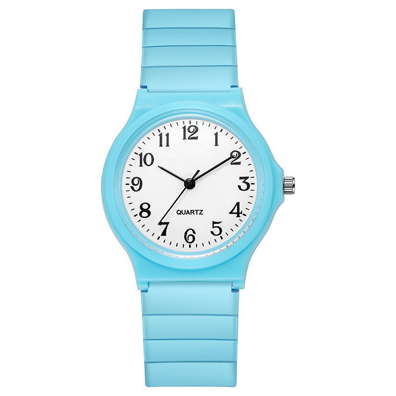 Children's Quartz Watch - Silent & Shockproof, Small Dial Design