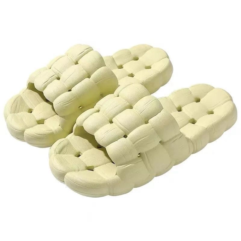 Anti-slip Mesh Slippers - Open-toe, Leak-proof, For Bathroom, Toilet, and Indoor Use