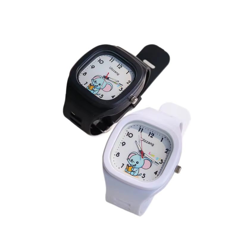 Children's Watch - Ins Aesthetic, Cute & Modern, Silicone Band, Waterproof & Exam Approved