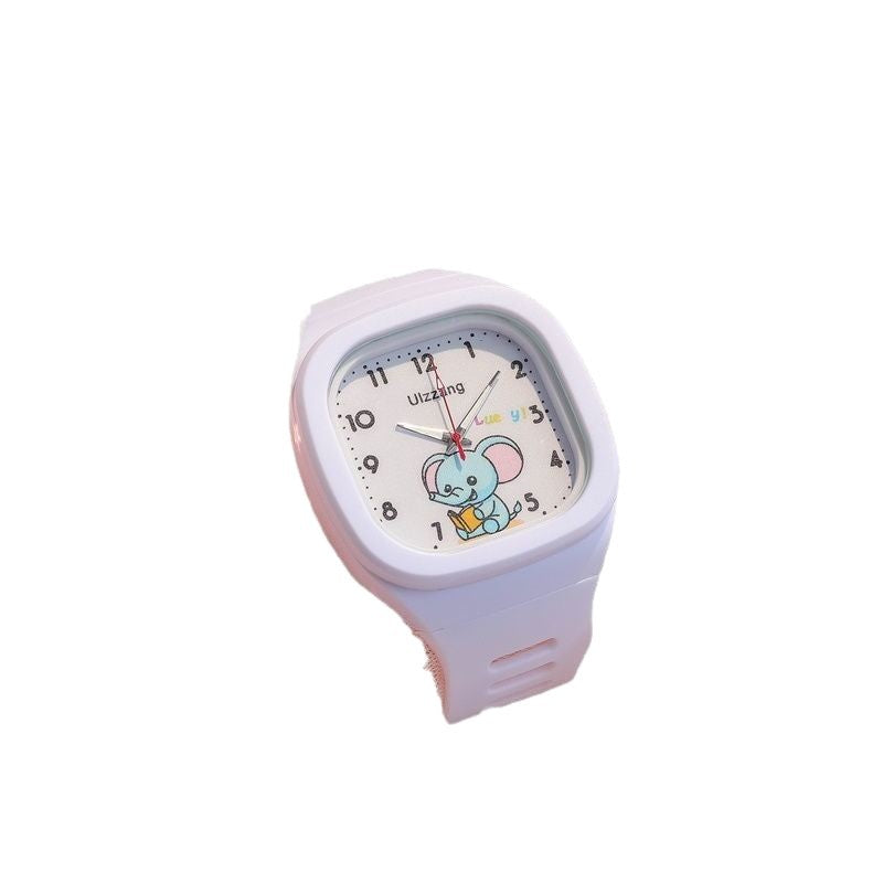 Children's Watch - Ins Aesthetic, Cute & Modern, Silicone Band, Waterproof & Exam Approved