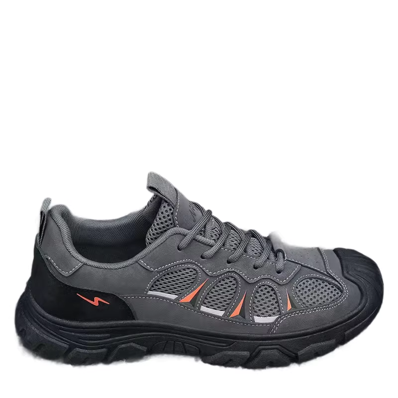 Men's Casual Hiking Boots - Safety Net Sole, Durable & Anti-slip, For Construction & Leisure