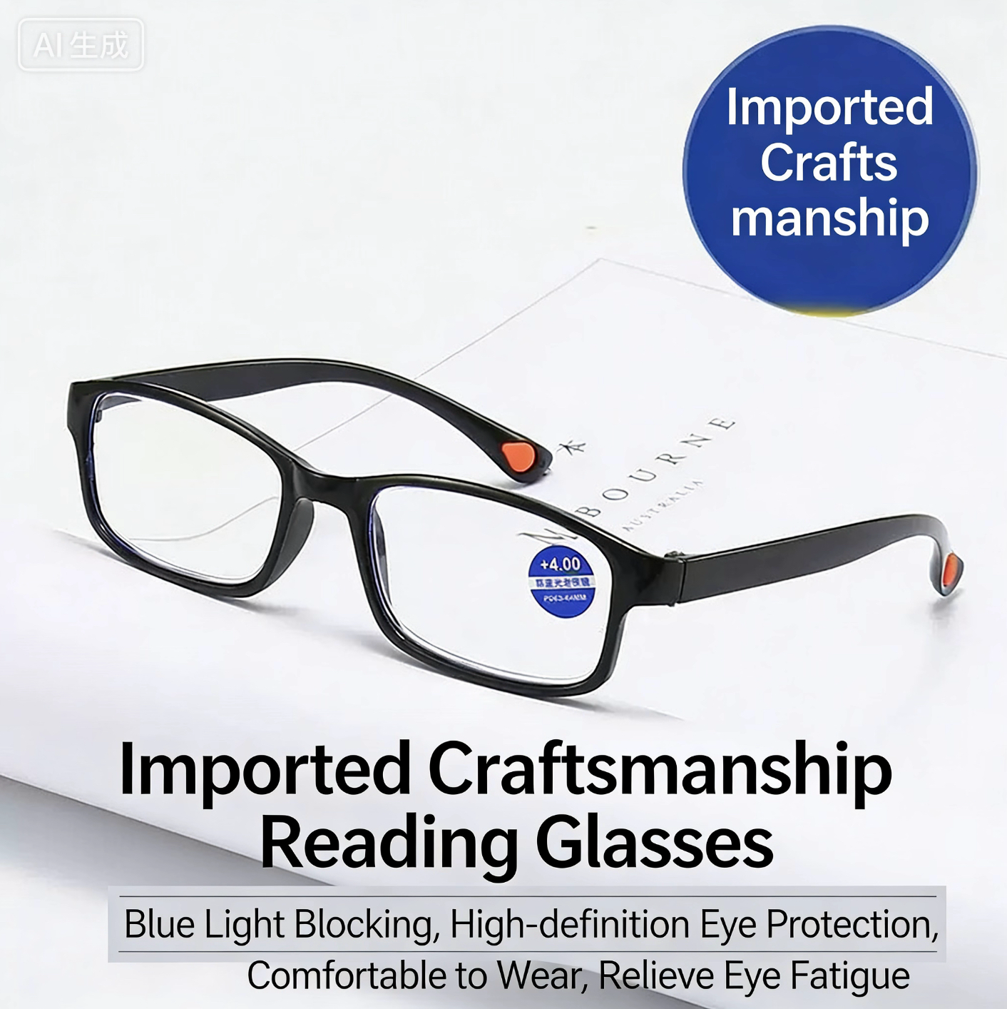 پریس بائیوپیا کے چشموں کو حسب ضرورت بنایا جا سکتا ہے۔