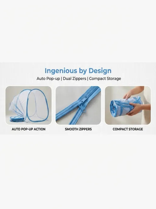 Folding mosquito net