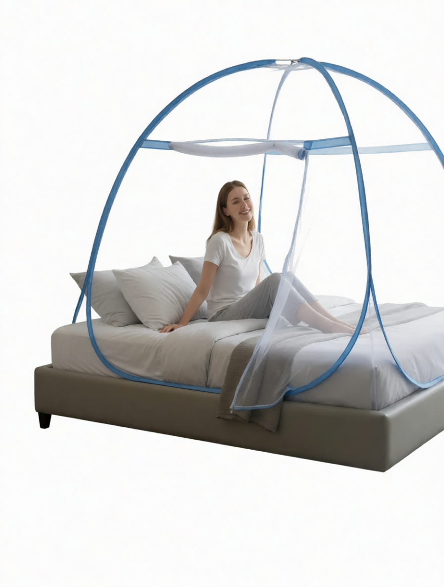 Folding mosquito net